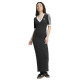 Adidas Γυναικείο φόρεμα Adicolor 3-Stripes Knit V-Neck Dress